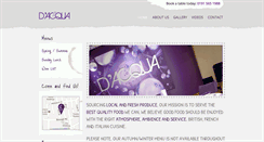 Desktop Screenshot of dacqua.co.uk